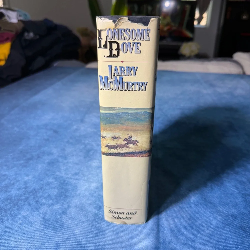 Vintage 1985 Lonesome Dove Larry McMurtry 18th Printing HC DJ Page 621 Typo